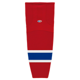 Athletic Knit (AK) HS2100-308 Edmonton Oil Kings Red Mesh Ice Hockey Socks