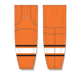 Athletic Knit (AK) HS2100 Philadelphia Flyers Orange Mesh Cut & Sew Ice Hockey Socks - PSH Sports