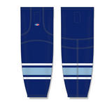 Athletic Knit (AK) HS2100 University of Maine Black Bears Navy Mesh Cut & Sew Ice Hockey Socks - PSH Sports