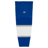 Athletic Knit (AK) HS2100-403 2016 Toronto Maple Leafs Third Royal Blue Mesh Ice Hockey Socks
