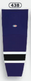 Athletic Knit (AK) HS2100-438 Purple/White/Black Mesh Ice Hockey Socks