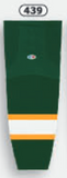 Athletic Knit (AK) HS2100-439 Dark Green/Gold/White Mesh Ice Hockey Socks