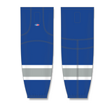 Athletic Knit (AK) HS2100 Royal Blue/Grey/White Mesh Cut & Sew Ice Hockey Socks - PSH Sports
