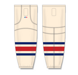 Athletic Knit (AK) HS2100 New York Rangers Winter Classic Sand Mesh Cut & Sew Ice Hockey Socks - PSH Sports