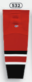 Athletic Knit (AK) HS2100-532 2017 Carolina Hurricanes Red Mesh Ice Hockey Socks