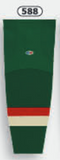 Athletic Knit (AK) HS2100-588 2016 Minnesota Wild Stadium Series Dark Green Mesh Ice Hockey Socks