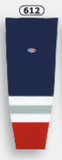 Athletic Knit (AK) HS2100-612 New York Rangers Third Navy Mesh Ice Hockey Socks