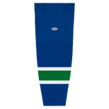 Athletic Knit (AK) HS2100-622 Swift Current Broncos Royal Blue Mesh Ice Hockey Socks