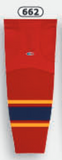 Athletic Knit (AK) HS2100-662 2013 Florida Panthers Red Mesh Ice Hockey Socks