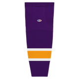 Athletic Knit (AK) HS2100-751 Vintage Los Angeles Kings Purple Mesh Ice Hockey Socks
