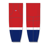 Athletic Knit (AK) HS2100 2013 Washington Capitals Red Mesh Cut & Sew Ice Hockey Socks - PSH Sports