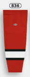 Athletic Knit (AK) HS2100-836 2010 Ottawa Senators Red Mesh Ice Hockey Socks
