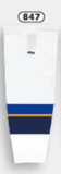 Athletic Knit (AK) HS2100-847 2011 St. Louis Blues White Mesh Ice Hockey Socks