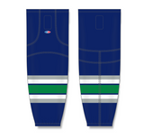 Athletic Knit (AK) HS2100 Hartford Whalers Navy Mesh Cut & Sew Ice Hockey Socks - PSH Sports