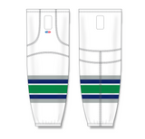 Athletic Knit (AK) HS2100 Hartford Whalers White Mesh Cut & Sew Ice Hockey Socks - PSH Sports