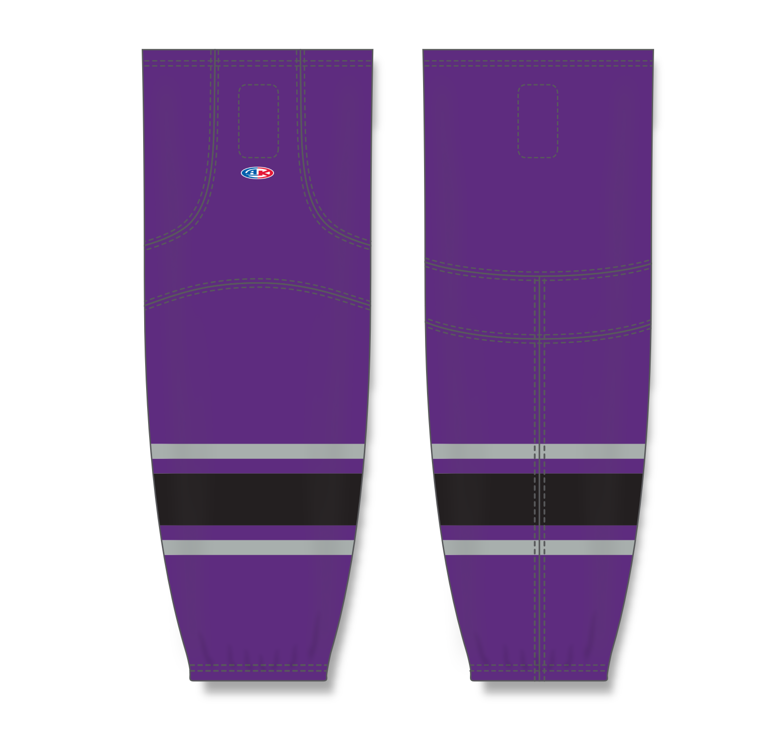 Cobras Purple Ice Hockey Socks
