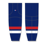 Athletic Knit (AK) HS2100 2005 Team USA Navy Mesh Cut & Sew Ice Hockey Socks - PSH Sports