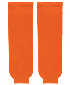 Modelline Orange Knit Ice Hockey Socks
