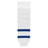 Athletic Knit (AK) HS630-205 Toronto Marlies White Knit Ice Hockey Socks