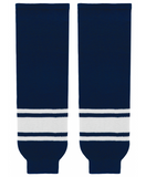 Athletic Knit (AK) HS630-216 Navy/White Knit Ice Hockey Socks