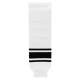 Athletic Knit (AK) HS630-222 White/Black Knit Ice Hockey Socks