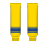 Athletic Knit (AK) HS630 Maize/Royal Blue Knit Ice Hockey Socks - PSH Sports