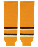 Mondelline Boston Bruins Winter Classic Gold Knit Ice Hockey Socks