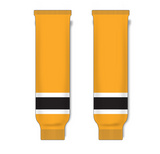 Athletic Knit (AK) HS630 Boston Bruins Gold Knit Ice Hockey Socks - PSH Sports
