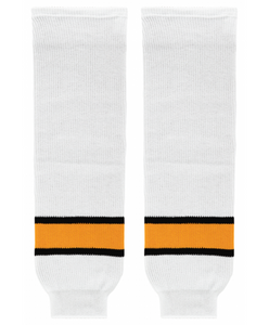 Modelline American International Yellow Jackets Alternate White Knit Ice Hockey Socks