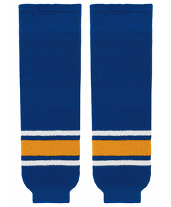 Athletic Knit (AK) HS630-316 Old St. Louis Blues Royal Blue Knit Ice Hockey Socks