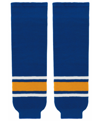 Athletic Knit (AK) HS630-316 Old St. Louis Blues Royal Blue Knit Ice Hockey Socks - CLOSEOUT