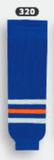 Athletic Knit (AK) HS630-320 Edmonton Oilers Royal Blue Knit Ice Hockey Socks