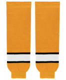Athletic Knit (AK) HS630-329 Boston Bruins Gold Knit Ice Hockey Socks