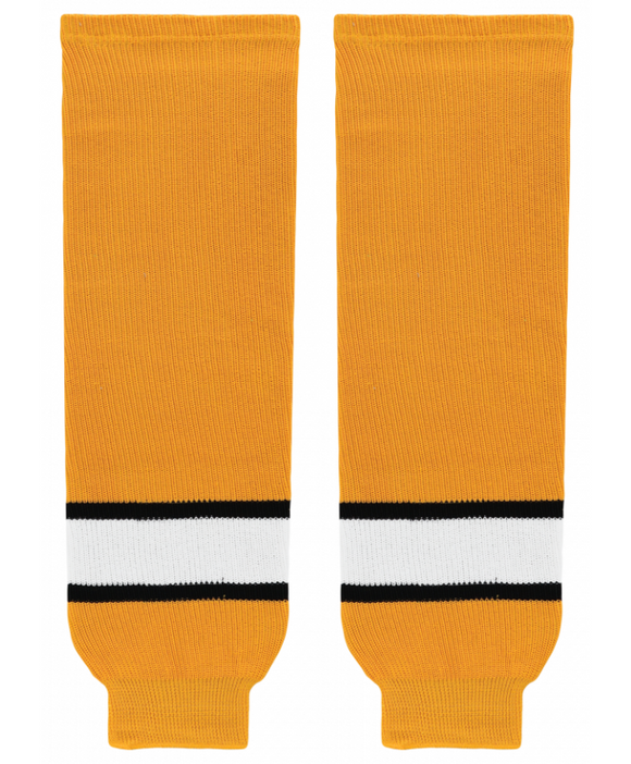 Modelline North Bay Centennials Gold Knit Ice Hockey Socks