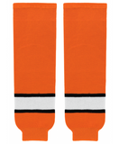 Modelline Princeton Tigers Away Orange Knit Ice Hockey Socks