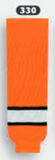 Athletic Knit (AK) HS630-330 Orange/White/Black Knit Ice Hockey Socks