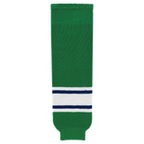 Athletic Knit (AK) HS630-347 Kelly Green/Royal Blue/White Knit Ice Hockey Socks
