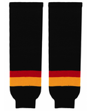 Athletic Knit (AK) HS630-349 Vancouver Canucks Black Knit Ice Hockey Socks