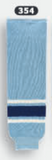 Athletic Knit (AK) HS630-354 New University of Maine Black Bears Third Powder Blue Knit Ice Hockey Socks