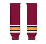 Athletic Knit (AK) HS630 New Chicago Wolves Cardinal Red Knit Ice Hockey Socks - PSH Sports