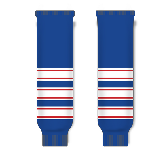 Athletic Knit (AK) HS630 Hockey Hall of Fame Legends Royal Blue Knit Ice Hockey Socks - PSH Sports