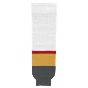 Athletic Knit (AK) HS630-395 2017 Las Vegas Golden Knights White Knit Ice Hockey Socks