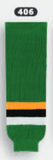 Athletic Knit (AK) HS630-406 Minnesota North Stars Kelly Green with Black Stripe Knit Ice Hockey Socks