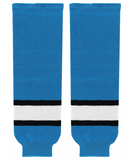 Athletic Knit (AK) HS630-444 Pro Blue/Black/White Knit Ice Hockey Socks