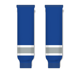 Athletic Knit (AK) HS630 Royal Blue/Grey/White Ice Hockey Socks - PSH Sports