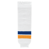 Athletic Knit (AK) HS630-449 2014 St. Louis Blues White Knit Ice Hockey Socks