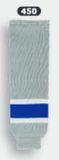 Athletic Knit (AK) HS630-450 Grey/Royal Blue/White Knit Ice Hockey Socks
