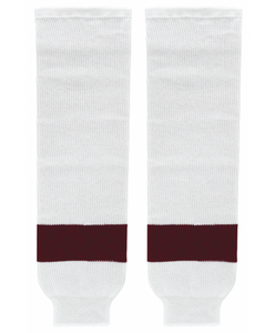 Modelline Peterborough Petes White Knit Ice Hockey Socks
