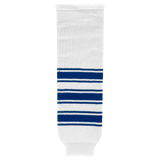 Athletic Knit (AK) HS630-505 New Toronto Maple Leafs White Knit Ice Hockey Socks