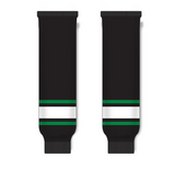 Athletic Knit (AK) HS630 Dallas Stars Black Ice Hockey Socks - PSH Sports